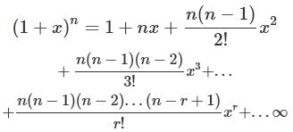 binomial theorem